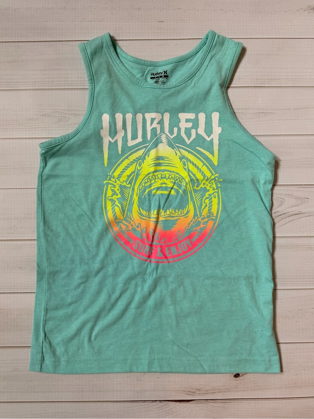 Hurley Mint Aqua Crewneck Tee
